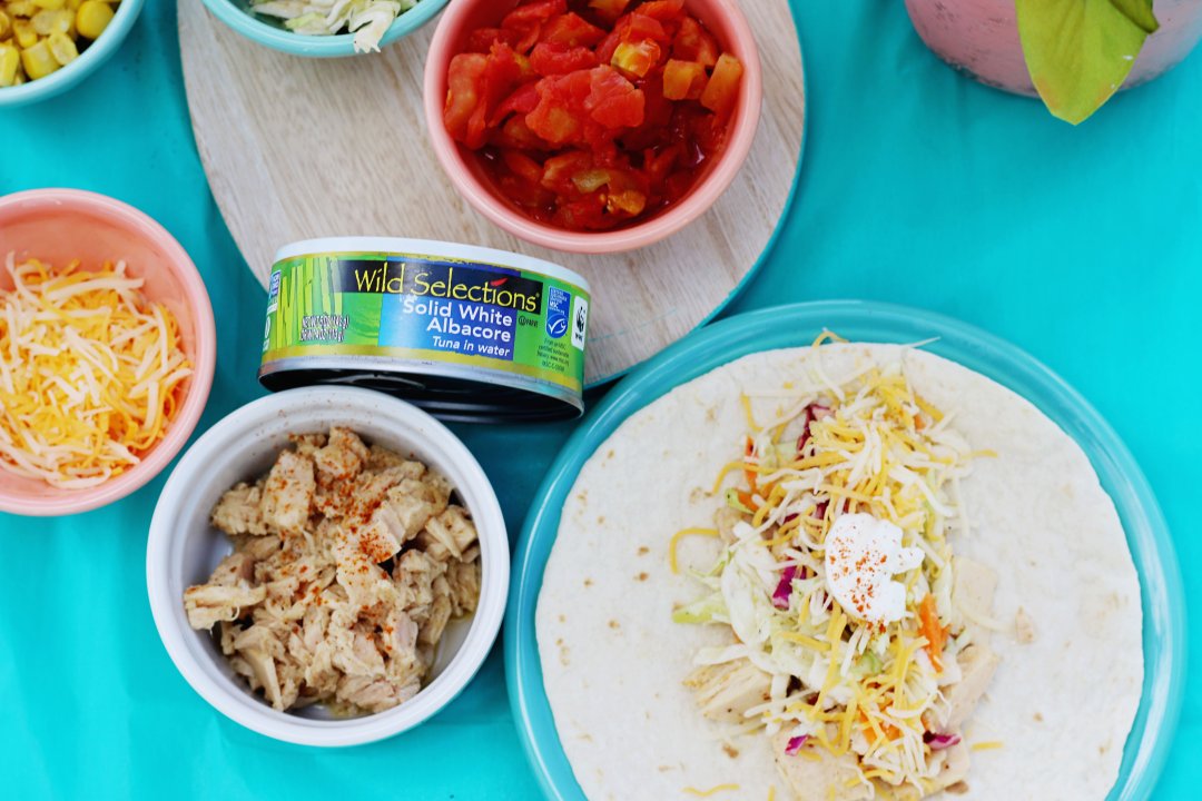 Albacore Tuna Fish Taco Bar » Sunny Sweet Days
