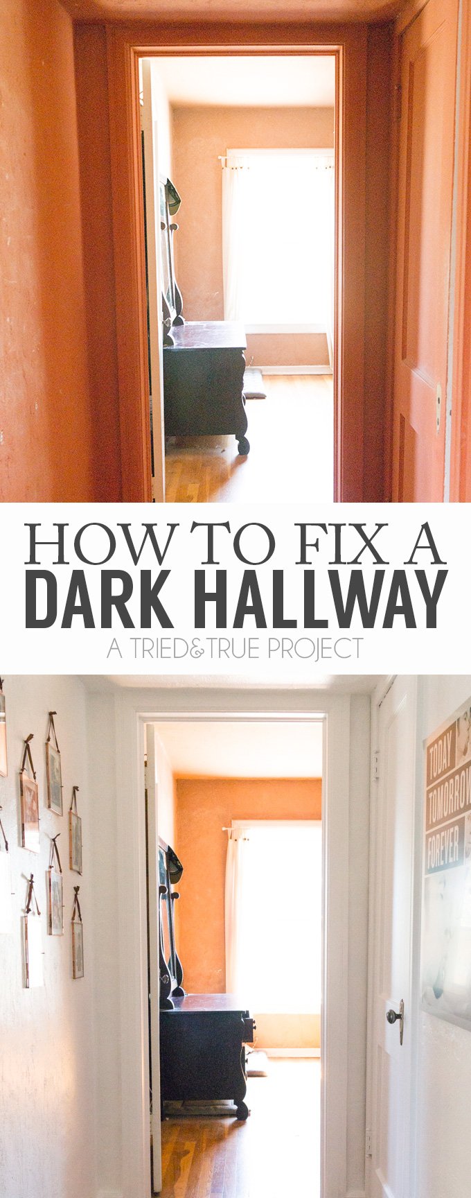 colors how to lighten a dark narrow hallway