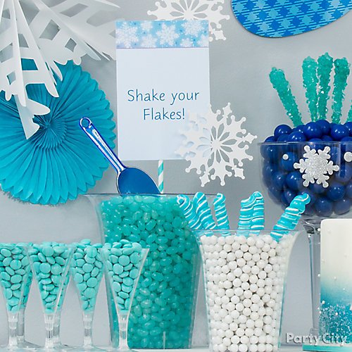 Snowflakes And Snowman Theme Party Ideas Party City