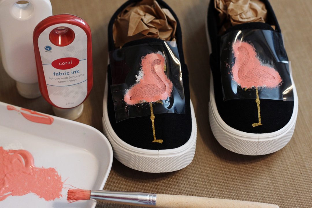 Stencils on your Shoes 