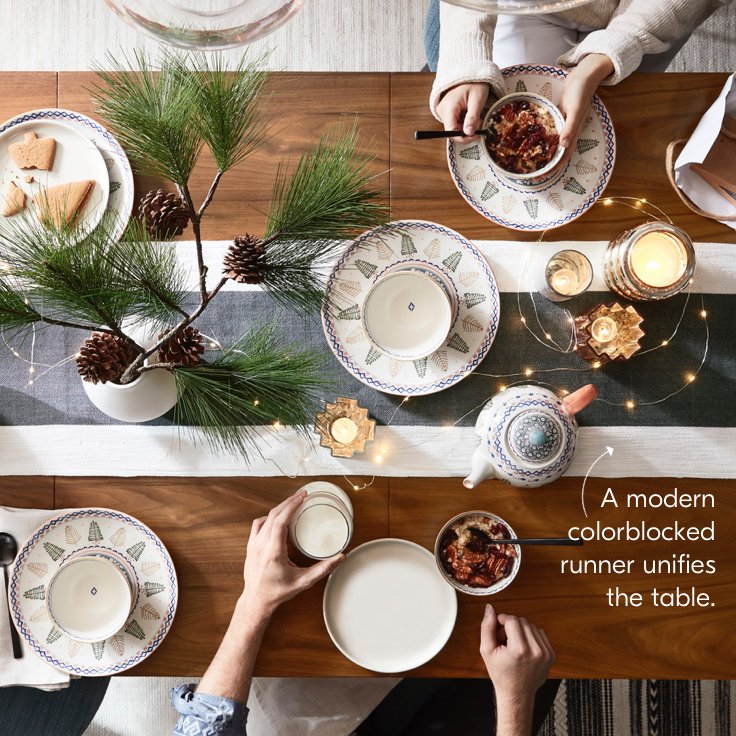 West elm outlet table setting