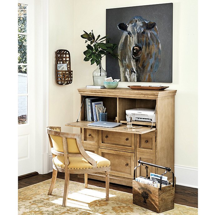 Tobacco Basket Wall Pocket Ballard Designs