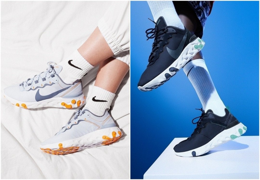 ego Estadísticas Llamarada Nike React Element 55: Siente la química del estilo retro - JD Blog