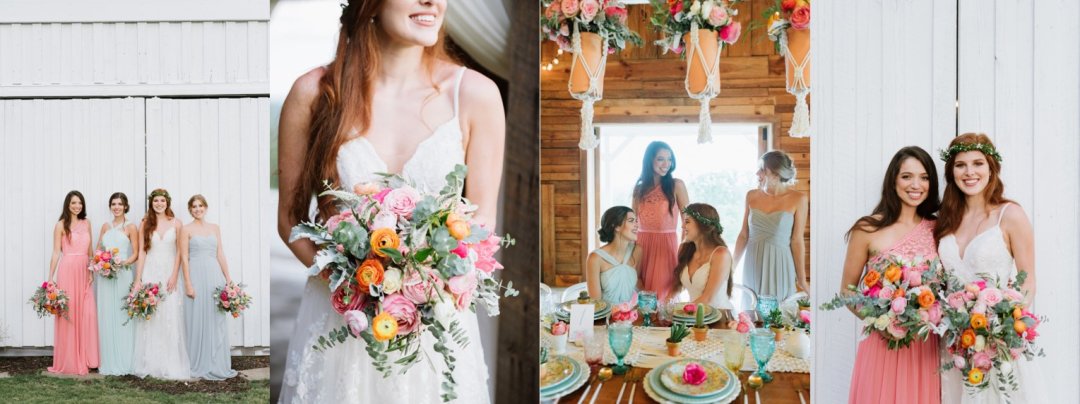 Bridal Party Color Coordination Guide