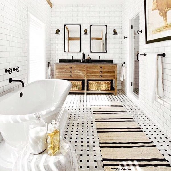 #repost from @altforliving of this dreamy bathroom designed by @timothy_godbold that we shot last summer. 🛁 #tubgoals #hamptons