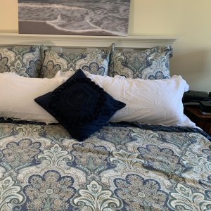 Jordana Percale Patterned Duvet Cover Sham Pottery Barn
