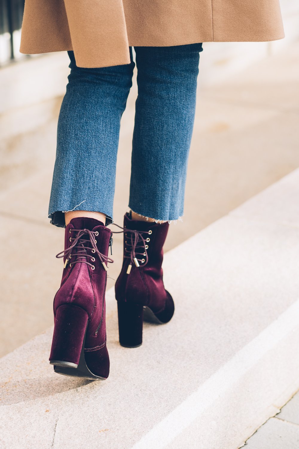 Hot Product: Ladies Velvet Ankle Boots | Dune London