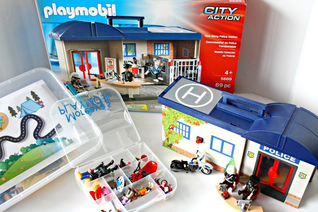 DIY PLAYMOBIL Storage Case with Play Map for Fun on the Go