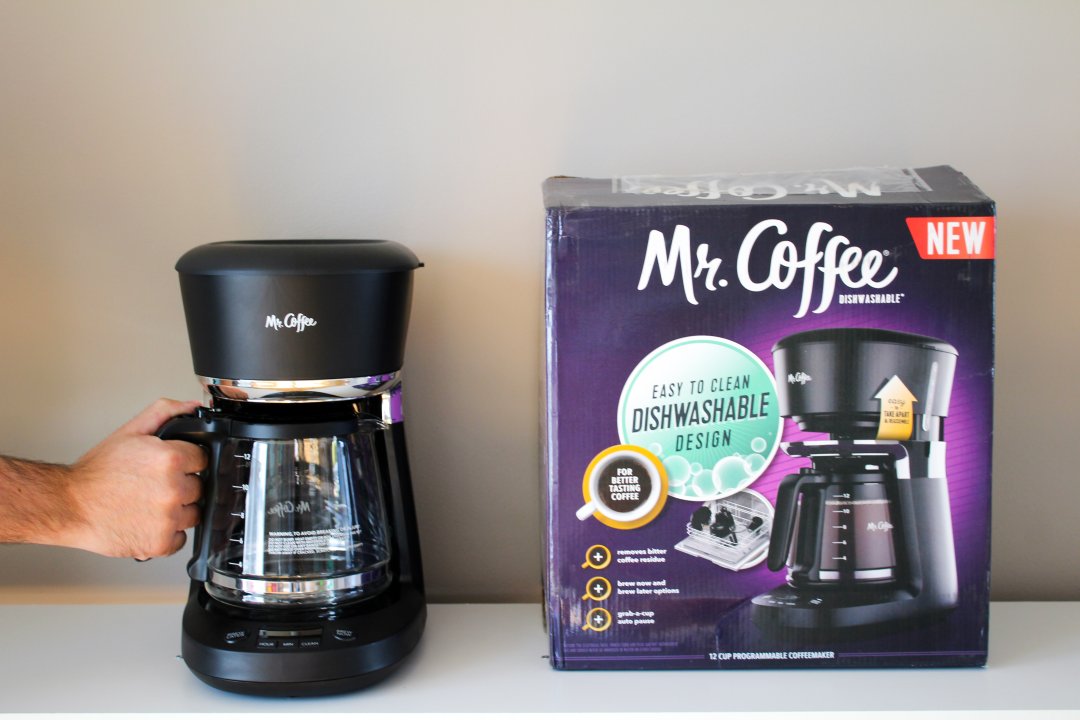 Mr. Coffee 12 Cup Programmable Coffee Maker with Dishwashable Design