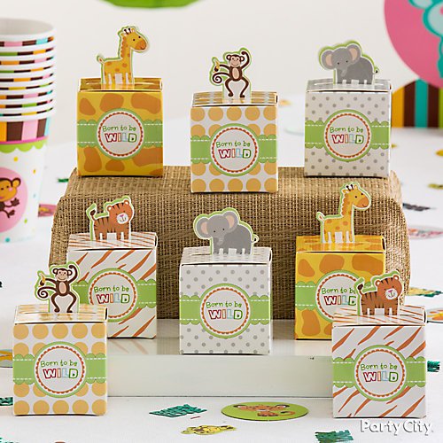 Curated image with Born to Be Wild Jungle Favor Boxes 24ct, Woodland Baby Shower Pillow Mints 50c...