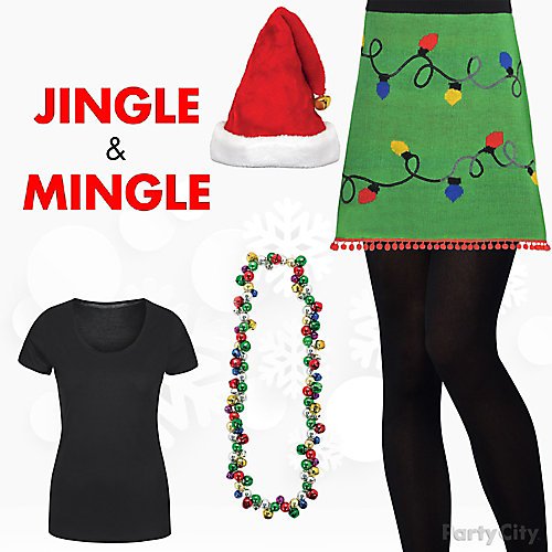 christmas bell costume