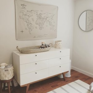 Modern 6 Drawer Dresser