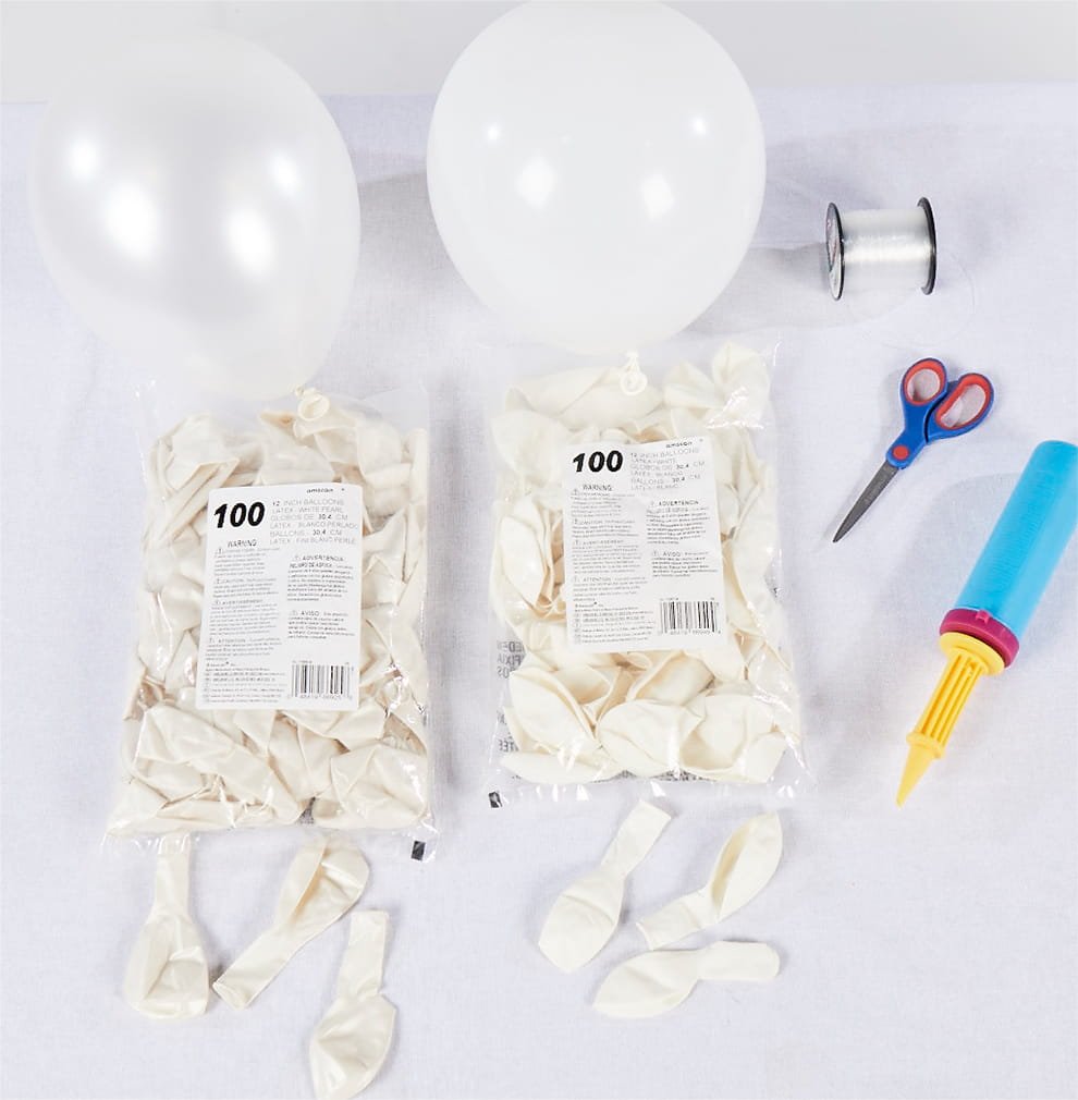 Diy Balloon Clouds Baby Shower How To Party City