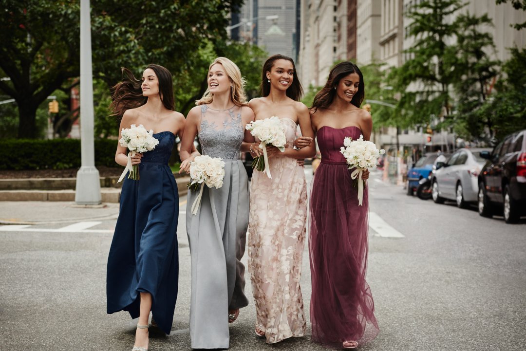 David's bridal on sale oleg cassini bridesmaid