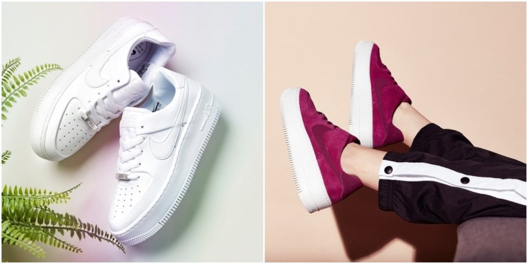 Las 9 mejores zapatillas con plataforma | JD Sports España Resalte las características Zapatillas de deporte blancas