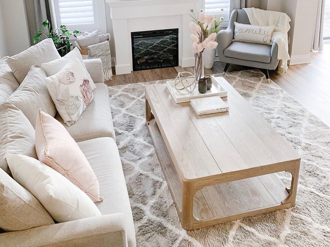 Pink Latte Living Rooms We Love Urban Barn