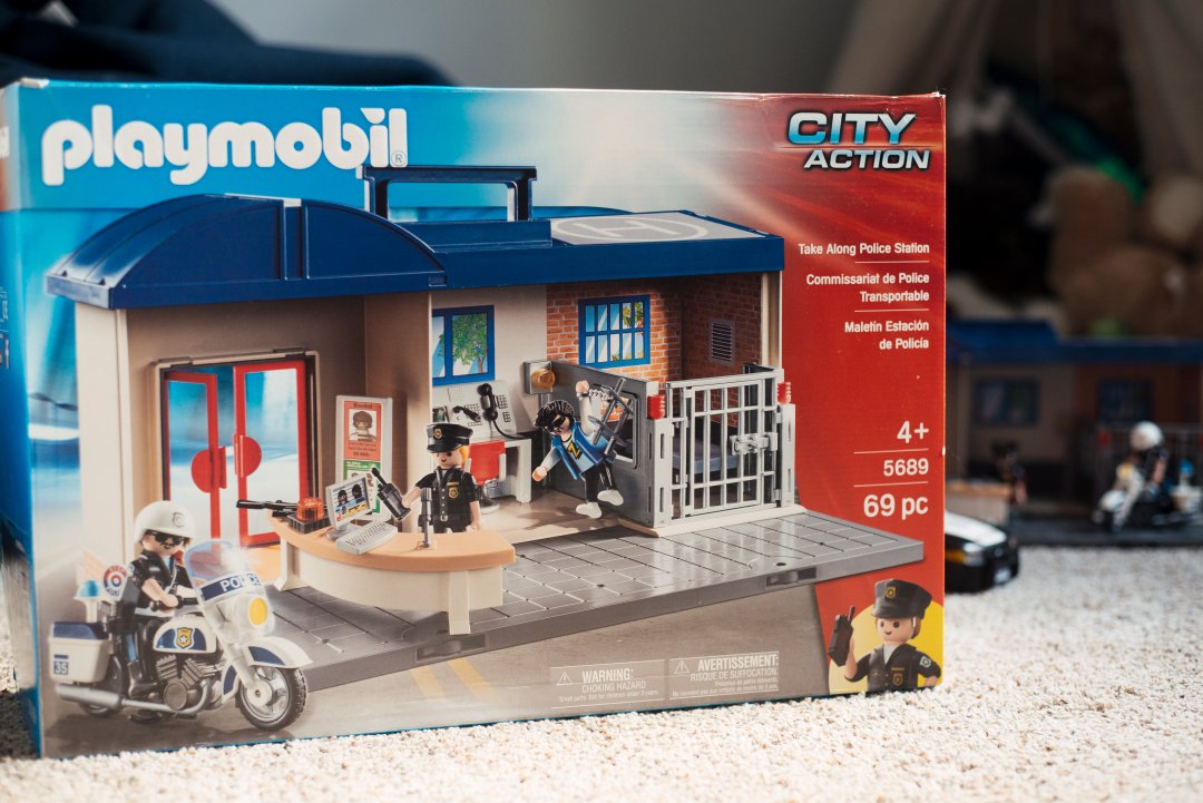 Playmobil City Action 5689 Commissariat de Police Transportable