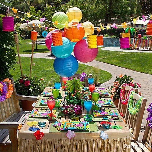 Totally Tiki Luau Party Ideas Party City