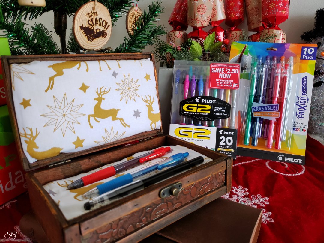 Pen Gift Wrapping Idea Give The Gift of Writing Scrappy Geek