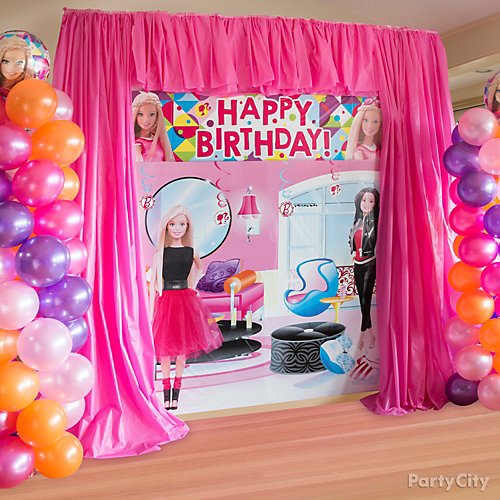 party city barbie theme