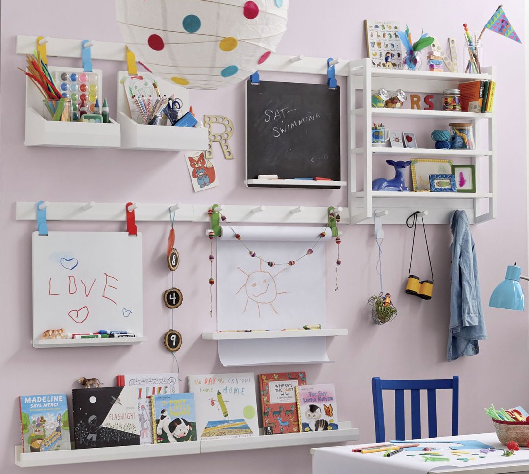 Kids wall cheap organizer