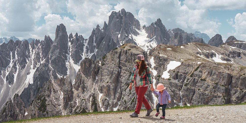 Family Hiking Trips in the Dolomite Mountains