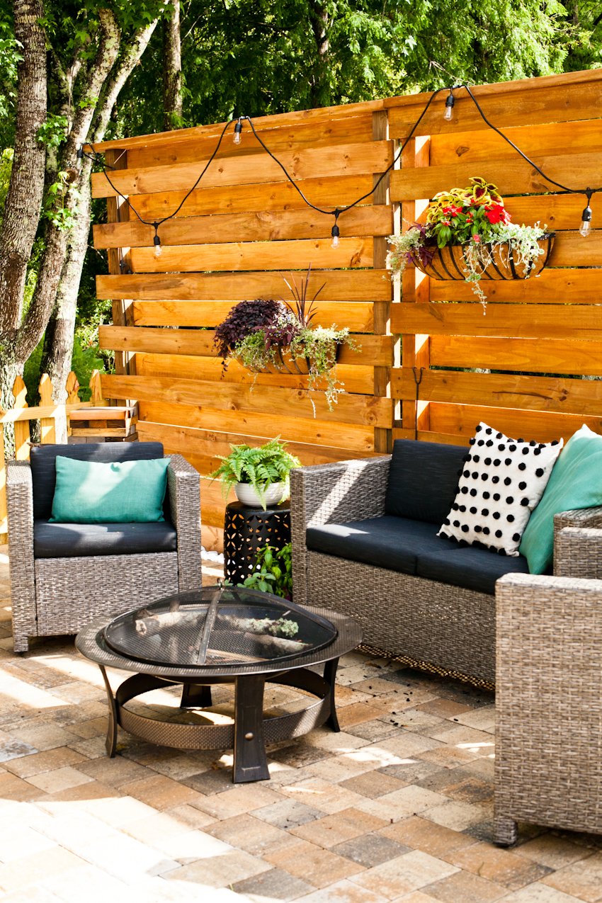 Stunning DIY Horizontal Slat Fence | Lifestyle | Fresh ...