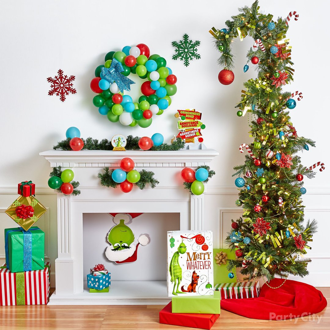 Grinch Christmas Decorating And Party Ideas Party City