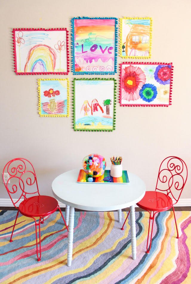 Make a Kid's Art Gallery Wall