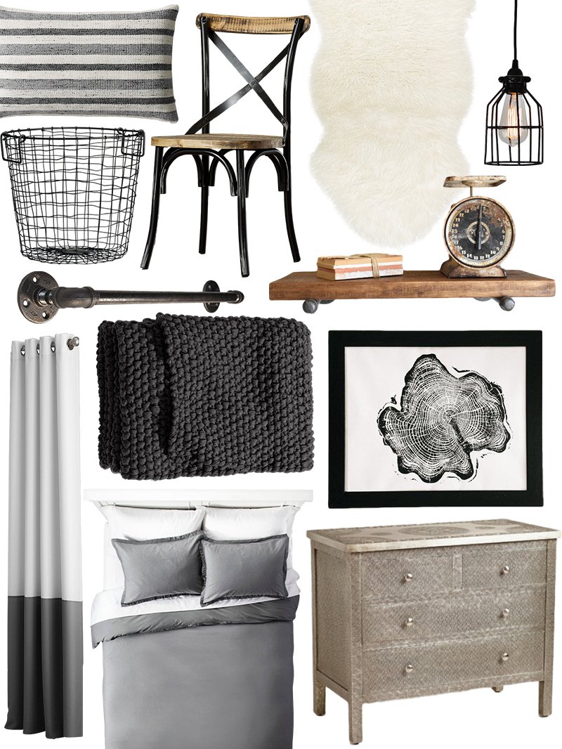 Create The Look Warm Industrial Bedroom Shopping Guide