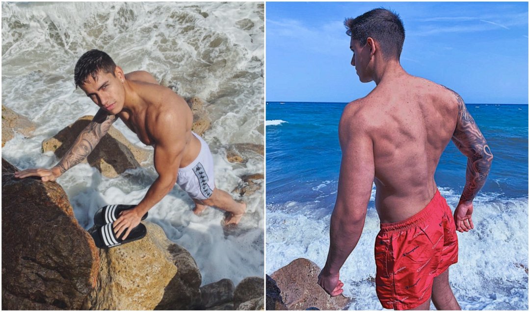 looks del influencer @victor__physique para la playa este verano