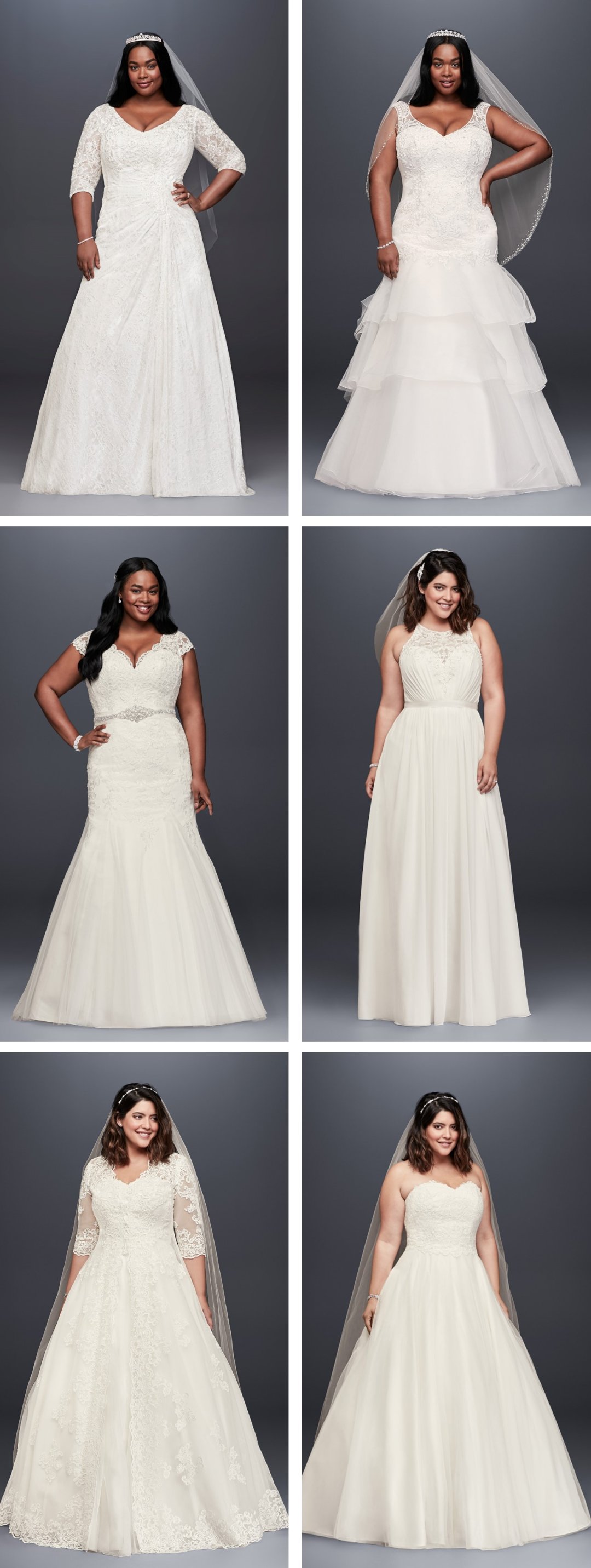 Figure Flattering Plus Size Wedding Dresses