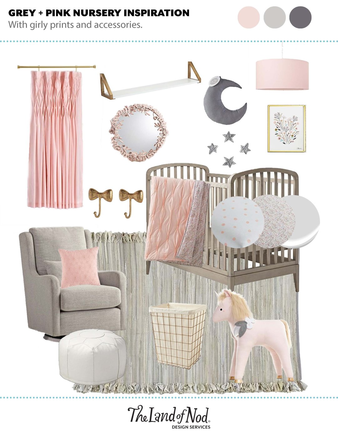 Grey Pink Nursery Inspiration Crate Kids Blog