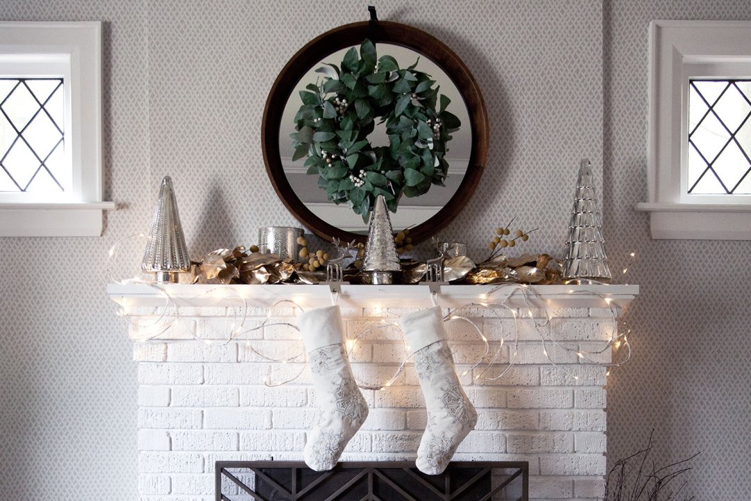 Christmas Mantel Decor 3 Ways | Crate and Barrel Blog