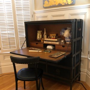 Ludlow Trunk Secretary Desk Office Desk Pottery Barn