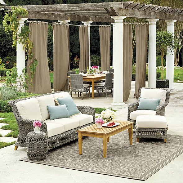 Marina Indoor Outdoor Rug | Ballard Designs